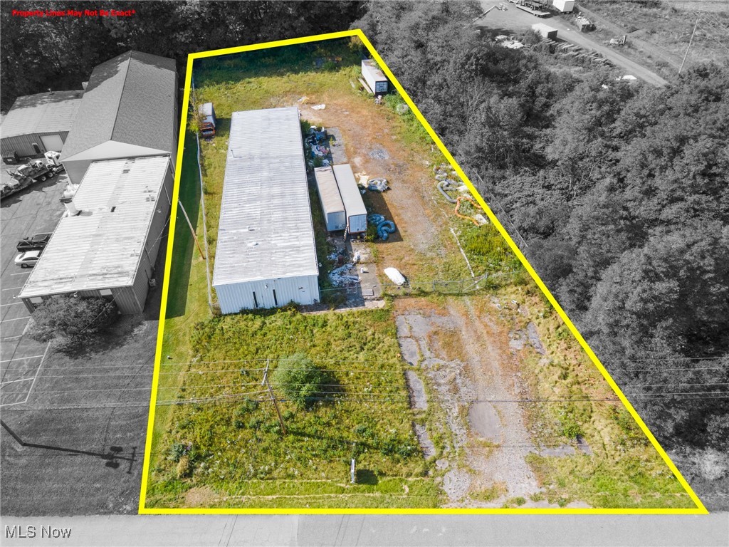 The property is 1.11 acres with a large fenced-in warehouse and office space. Great location, sitting in the middle of Cleveland/Pittsburgh (70 Miles) and New York/Chicago (400 Miles). It would be the perfect satellite office or warehouse for multiple types of businesses. Property is being sold AS IS. Buyer to do their own due diligence.