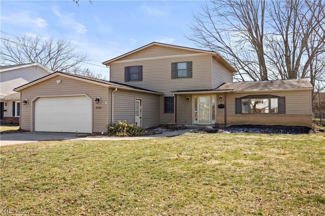 Welcome home to this spacious and versatile 5-bedroom property offering 1,880 square feet of comfortable living space in a prime location. A first-floor bedroom and full bath with a walk-in shower provide ideal flexibility for guests, multigenerational living, or a private home office.

The inviting family room is designed for entertaining, featuring laminate flooring, a wet bar with ceramic tile countertops, and expansive sliding glass doors that open to a stamped concrete patio and a fully fenced backyard—perfect for gatherings, pets, or outdoor relaxation. A convenient main-level laundry room adds everyday practicality.

The kitchen showcases Corian countertops, a ceramic tile backsplash, a cast iron wall, pantry storage, and includes all kitchen appliances. The living room offers additional under-stair storage for optimal organization and a unique hand painted wall mural.

Upstairs, you will find four generously sized bedrooms, providing ample space for family, guests, or hobby rooms all with beautifully finished hardwood flooring.  Situated on a quiet dead-end street just moments from North Olmsted High School, this home combines space, functionality, and location.

Major updates include the roof, furnace, central air, and hot water tank—each replaced approximately in 2012. Priced to reflect cosmetic updates needed, this home presents an excellent opportunity to add your personal touches and build instant equity.