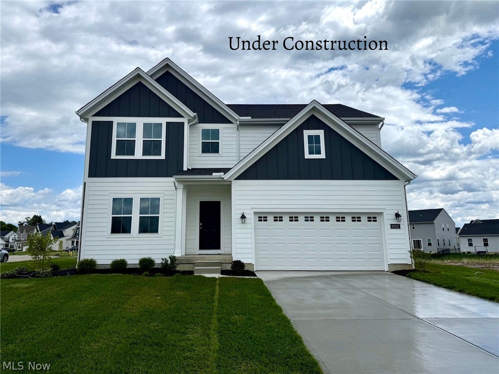 Home set for a September 2026 completion. This Bradbern floor plan by Drees Homes offers a versatile and thoughtfully designed layout, featuring a guest bedroom on the main floor for added flexibility, while four additional bedrooms and a spacious bonus room are located on the second floor. The home also includes a large unfinished basement with plumbing rough-ins, offering endless potential for future living space. Located in a low-maintenance community, the HOA includes lawn care and snow removal, allowing for easy, worry-free living. Zoned for Green School District, this home provides an ideal setting for comfort and everyday living. Stop by the model home for more information. Photos are of a decorated model home and are for illustration purposes only.