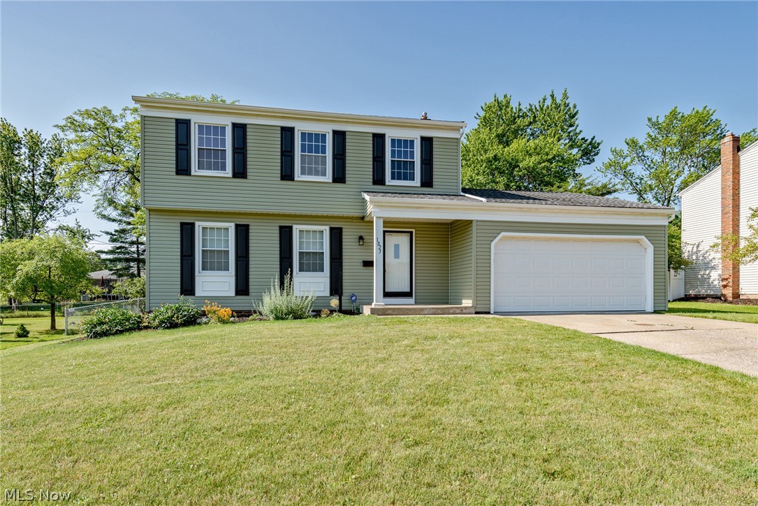 Move right in to this charming and well-kept colonial on a quiet street in Parma! This delightful home provides 1,640 square feet of living space with a welcoming floorplan and a fully fenced-in backyard. All it needs are your finishing touches! As you step inside, the foyer flows into a spacious and sunny living room that is open to the dining room. The kitchen includes a pantry, a full complement of appliances, and an eat-in area. Off of the kitchen, you'll find a cozy family room with a fireplace and sliding glass doors that open out to the patio. A half bathroom completes the first floor. Upstairs, you will find four spacious bedrooms and the full bathroom. All bedrooms have nice hardwood floors, plus the largest bedroom has two closets. The full lower level is partially finished with a large rec room with built-in shelves, plus there is plenty of storage and a laundry area on the unfinished side. Recent improvements include a new roof in 2015, all-new siding in 2017, a new furnace