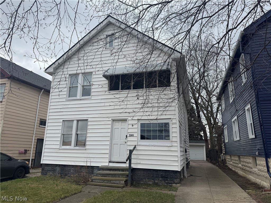 Step into the charm and opportunity of this Cleveland colonial. Both units are 2 bedrooms and 1 bath. They both have large open living rooms along with a formal dining room.  Both units have a bonus sunroom that is enclosed or could be made into an additional bedroom. Nicely updated kitchens in both units come with fridge and stove. Whether you're looking to be owner occupied or add to your investment portfolio, this property offers great potential. Roof and mini splits AC units were done in 2023. Garage has a new roof, siding and a new door