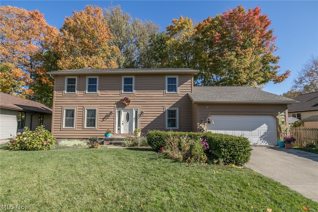 This is a lot of house for the money in Desirable Polo Park Estates! 4 Bedroom Traditional Colonial with Amazing opportunity for a growing family. Spacious Foyer. Formal Living & Dining Rms. Oversize Oak Kitchen with Island Breakfast Bar, Granite Counters & Cabinets Galore! Stainless Steel Refrigerator, Pantry, and Kitchen Appliances Stay. Separate Dinette with Picture Window and Beautiful Outdoor Views. Spacious Family Rm with Sliding Glass Doors and Brick Fireplace. 1st floor Laundry Rm and Powder Rm are conveniently located. Second Floor offers Master Suite w/Full Bath and Walk-in Closet. 3 additional bedrooms share the hall bath. Lower level large basement is ready for storage or buyer can finish for additional living space! Attached 2 Car Garage. Beautiful Perenial Front Garden. Premium Wooded Backyard. Newer Updates Include: Roof (2013), Windows (2017), Hot Water Tank (2013), Granite (2011), Stainless Steel Refrigerator (2017), and Buyer Home Warranty too! Tremendous Space at Val