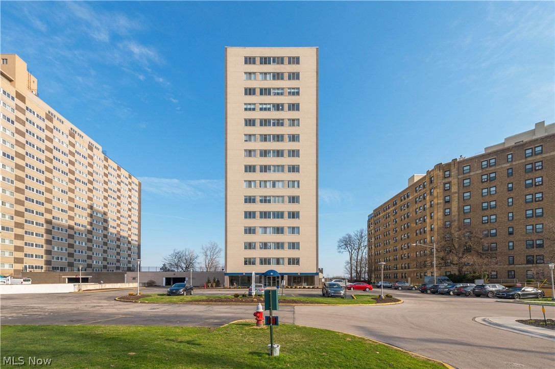 Welcome home to this spacious, one-of-a-kind one-bedroom condo on Lakewood’s sought-after Gold Coast, where breathtaking views of Lake Erie and the downtown Cleveland skyline set the tone for everyday living. This open-concept unit features a functional layout with a roomy kitchen, bright living space, and a generously sized bedroom with abundant storage and multiple closets. Enjoy resort-style amenities including a rooftop deck with panoramic views, penthouse party room, in-ground pool, picnic areas, and a fully fenced pet run in this pet-friendly building. Additional conveniences include secure entry with guest access, package services, a guest suite, conference room, and ample parking with optional garage spaces available. Marine Towers East also offers leasing flexibility (with approval) and an HOA that covers all utilities except electric and internet, providing added value and peace of mind. Ideally located near Edgewater Park, the Cleveland Metroparks Bikeway, and just minutes from downtown Cleveland, you’ll love easy access to Lakewood’s vibrant dining scene and the Detroit Shoreway/Gordon Square Arts District. Move right in and enjoy low-maintenance living by the lake!