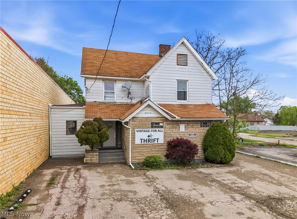 Don’t miss this unique investment opportunity on the bustling Mahoning Avenue Corridor! This versatile mixed-use property offers the perfect combination of commercial and residential space, ideal for entrepreneurs, investors, or owner-occupants. The first floor features a large open space perfect for retail or a variety of other business uses, all with excellent visibility and high traffic exposure. Inside, you’ll also find a convenient half bath, washer and dryer hookups, and a kitchenette complete with a gas line hookup—providing added functionality and flexibility. Upstairs, the spacious apartment offers comfortable living with three bedrooms, a full bath with tile flooring, and a well-appointed kitchen featuring granite countertops. Keyless entry adds modern convenience and security. Additional highlights include updated vinyl windows throughout both levels, a walkout basement with Bilco storm doors, and a large storage shed. The property also boasts ample parking with at least ten spaces available in both the front and rear, along with a gated back lot for added privacy and security. Whether you’re looking to run your business downstairs while living upstairs or seeking a strong income-producing property, this Mahoning Avenue gem delivers exceptional potential.