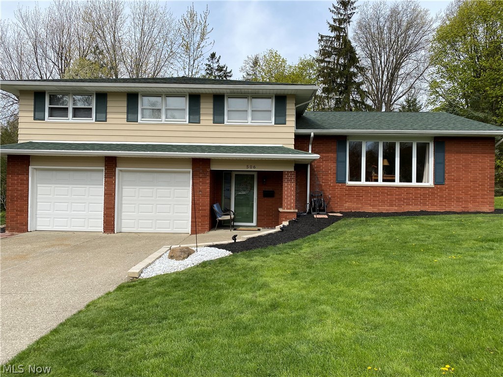 Prepare to be impressed when you enter this 4 bedroom, 2.5 bathroom, split level home in the highly desired city of Wadsworth. On the entry level you'll find a foyer leading to the newly carpeted family room with a fireplace, a half bath, and a four seasons "bonus room" perfect for an exercise area or game room. On the next level, you'll walk into an expansive living room filled with natural light. The open floor plan creates easy access to the dining room, and recently painted kitchen. All appliances found in the kitchen stay with the house. The top level features 4 bedrooms, and a completely remodeled bathroom. The spacious master bedroom includes an upscale walk in closet, and an attached master bathroom that was recently renovated. Other highlights of this house include the heated, attached, 2 car garage, new roof and gutters installed in 2019, the large, multi purpose basement, and other recent updates . This spectacular house has been meticulously maintained, and is ideal for any