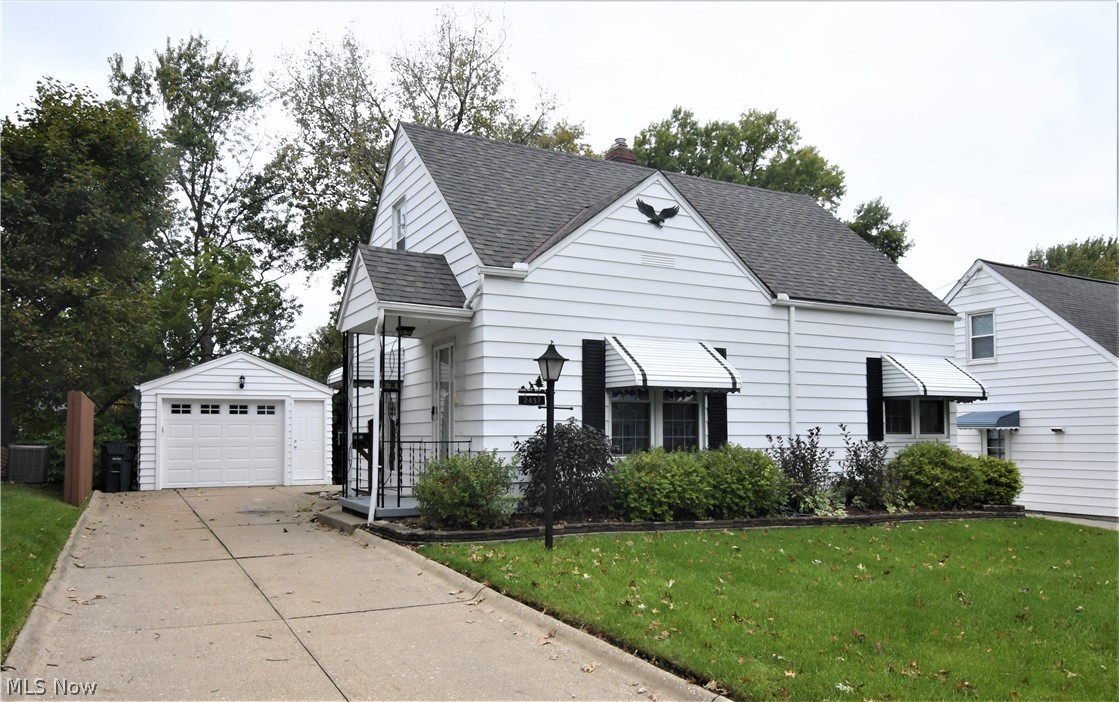 Wow!! This 3 bedroom Cape Cod is ready to move into today.  The home features 3 bedrooms and 1 bath.  The kitchen has been completely updated with new cabinets, sink, dishwasher, garbage disposal, countertops, lighting & flooring.(2018)   The bathroom has new sink, vanity, bathtub, mirror, lighting, and flooring.  Freshly painted throughout.  New carpet in living room, hallway, bedrooms and hallway. Remodeled staircase to the 2nd floor bedroom where you will
find a large room for a master bedroom or flex space or office.  Full basement is spotless and offers a recreation room, separate laundry area and storage.   Fresh neutral color palette of pale gray and white woodwork. Beautiful  landscaped backyard with large deck.  Close to everything including new shopping, dining and Cinemark Theater, Valley Vista just down the street.  Call for your private showing.