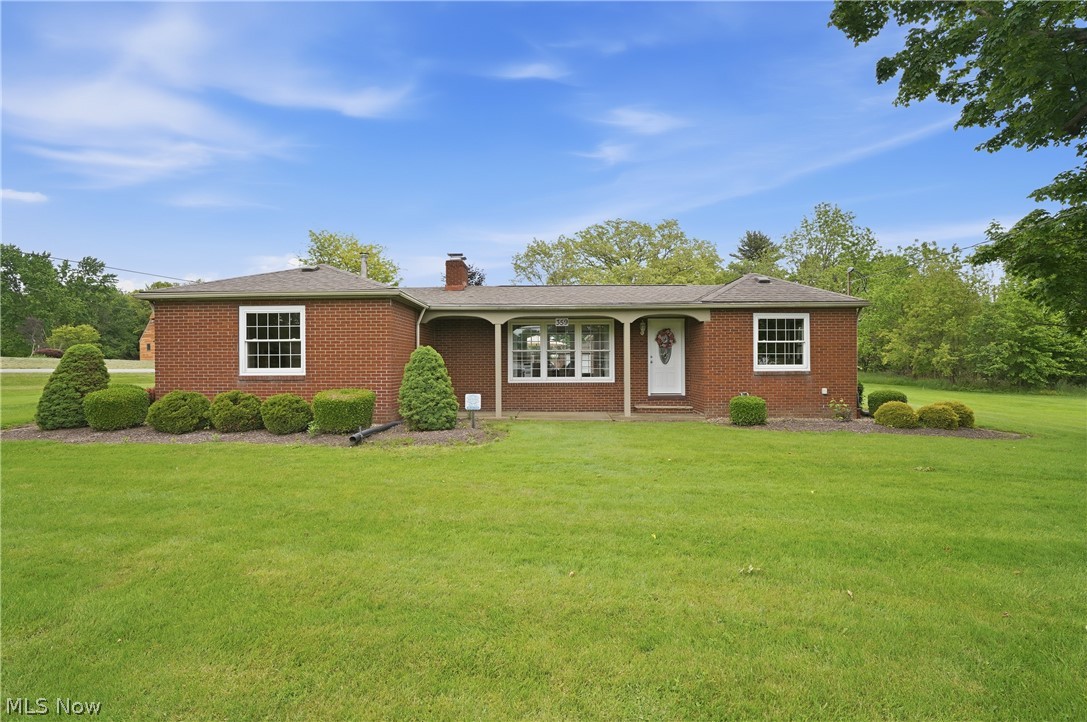 Absolutely awesome 2-3 bedroom ranch home situated on 1.5 acres featuring both a 2-car attached garage and an additional 2-car detached garage! This beautifully maintained home offers a large updated kitchen with maple cabinetry accented by a rich chocolate glaze, newer countertops, trendy backsplash, and updated appliances. The spacious living room features a cozy gas fireplace, while the additional family room off the kitchen provides the perfect extra entertaining or relaxing space.

The home offers a large master bedroom with double closets, a spacious second bedroom with a mini walk-in closet, and an oversized updated full bath featuring a double-sink vanity and tub/shower combination. The current third bedroom has been converted into a convenient first-floor laundry room complete with an amazing walk-in closet and separate shoe closet but can easily be converted back into a third bedroom if desired. A coat closet is conveniently located near the front entry.

Additional features include updated 200-amp electric service with plenty of extra capacity, a wood-burning fireplace in the basement, and a hot water tank replaced in 2024. Step outside from the kitchen onto a large brick patio overlooking the expansive backyard paradise — perfect for entertaining, relaxing, or enjoying the peaceful setting. The property also features both a 2-car attached garage and an additional 2-car detached garage, offering incredible storage, workshop space, or extra parking options. Tons of storage, flexible living space, and beautiful outdoor living make this home an absolute must-see!  

Updates Include:  Hot Water Tank - 2024, New Roof - 2011, New Furnace - 2011, New  AC - 2017.