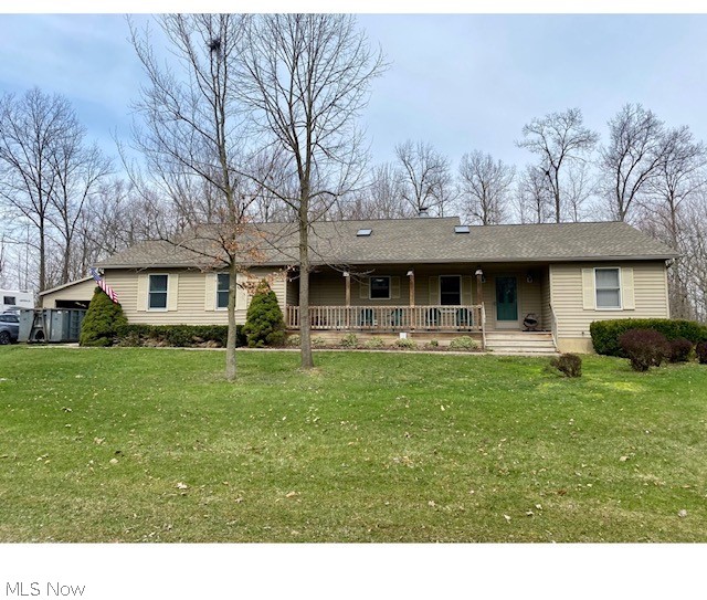 Just in time for summer living.  This ranch home features a  great room with vaulted ceilings and double sided fireplace. Open concept blends large fully applianced kitchen and dining area. The sunroom has cedar walls that is perfect for a hot tub or just hanging out, also a fireplace. In addition to 3 bedrooms, 2 full baths and 2 half baths is a spacious lower level that could be converted to additional living space with a half bath. For the person who likes to putter around the stand alone garage with 10' door opening, electric and concrete floors is perfect. Much more - schedule your appointment to take a look today