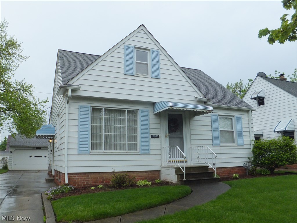 Aluminum Sided Bungalow,3 bedrooms,2 full bathrooms,large eat-in kitchen,appliances stay,finished rec room with bar,brand new furnace and central air,glass block windows,patio,2 car garage w/opener,clean and well kept,just move-in