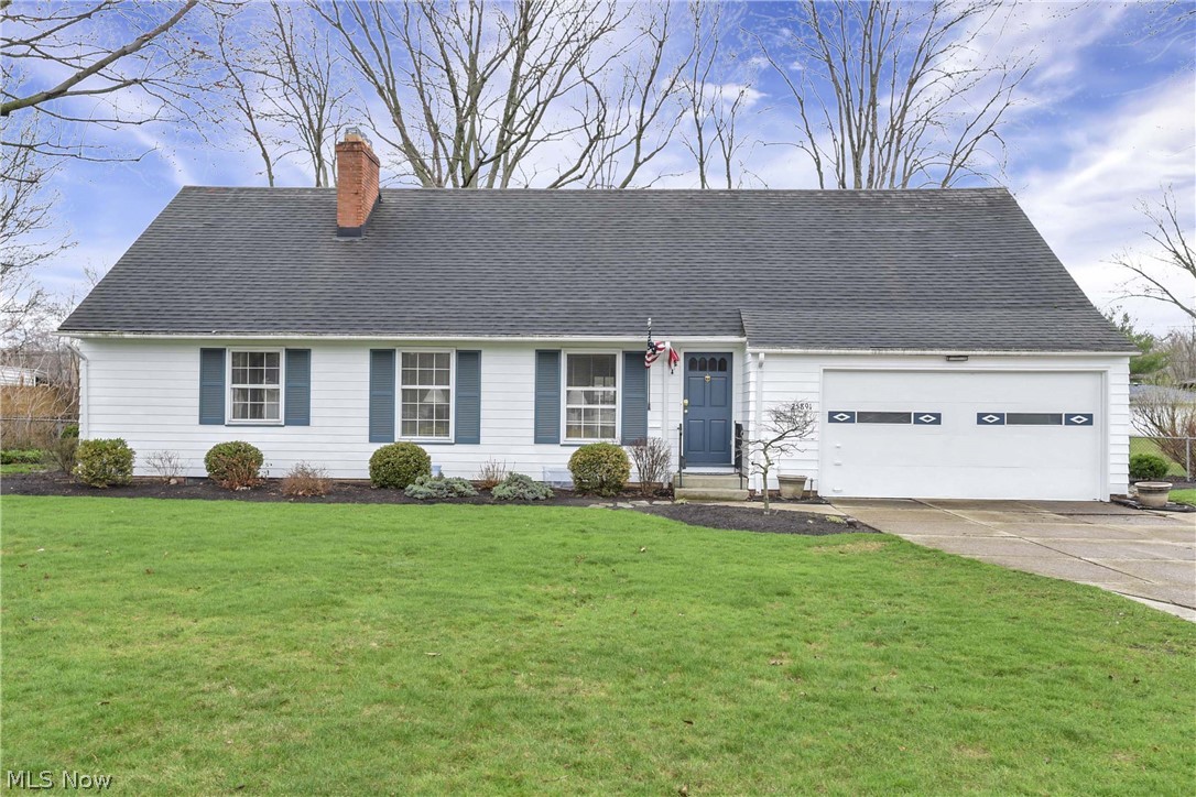 Prepare to be moved! Welcome to 25891 Chaucer Drive, a cherished one-owner Westlake Cape Cod nestled on a spacious, tree-lined lot that offers a wonderful sense of quiet and shade. With over 2,400 square feet of versatile living space, this home beautifully balances classic curb appeal with untapped potential. Step inside to an inviting living room bathed in natural light, where rich hardwood floors and a cozy fireplace create an immediate sense of home. This space flows effortlessly into the dining room, which opens directly into a 3-season sunroom, offering views of your fenced backyard and a lovely spot for morning coffee. Just off the dining room, the kitchen features a smart layout and ample cabinetry, serving as a solid canvas ready for your personal touch. The convenience continues with a rare dedicated first-floor laundry room and adjacent half-bathroom. Completing this premier one-level lifestyle are three comfortably sized bedrooms and a full bathroom, all tucked away for maximum privacy. Upstairs, a finished bonus room captures the classic Cape Cod aesthetic with functional sloped ceilings and wood-paneled accents, perfect for a private home office or creative studio just outside to additional bedroom upstairs. The potential continues in the expansive full basement, which features a second fireplace in the newly finished space along with abundant storage. Outside, enjoy a generous backyard with mature trees and landscape.  Key updates include a waterproofed basement, updated electrical panel, switches and outlets, refinished bathtub, new toilets, and some interior and exterior paint.  Located just minutes from highways, shopping, and the beauty of Huntington Beach Reservation and Lake Erie. Solid, spacious, and situated in one of Westlake’s most serene pockets, this is the opportunity you’ve been waiting for. Schedule your showing today and make this Westlake gem your own!