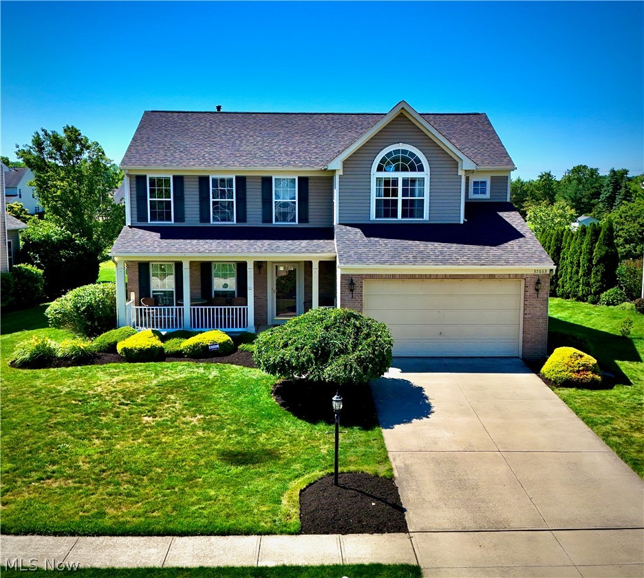 Beautifully maintained home in highly sought after Meadow Lakes community! This spacious 4 bedroom home features a finished basement complete with a pool table that conveys with the property.  Major updates were completed in 2023, including a new furnace, A/C, and roof providing peace of mind for years to come. Designed with both comfort and entertaining in mind, this home offers the perfect setting for family gatherings, holidays around the fireplace, and creating lasting memories. Step outside to enjoy the large backyard, ideal for entertaining, play, or simply relaxing. Meadow Lakes offers miles of scenic walking and biking trails that connect directly to Sandy Ridge Reservation, providing endless opportunities to enjoy the outdoors. Conveniently located between I 480 and I 90, this home combines neighborhood charm with easy access to shopping, dining, and commuting routes.