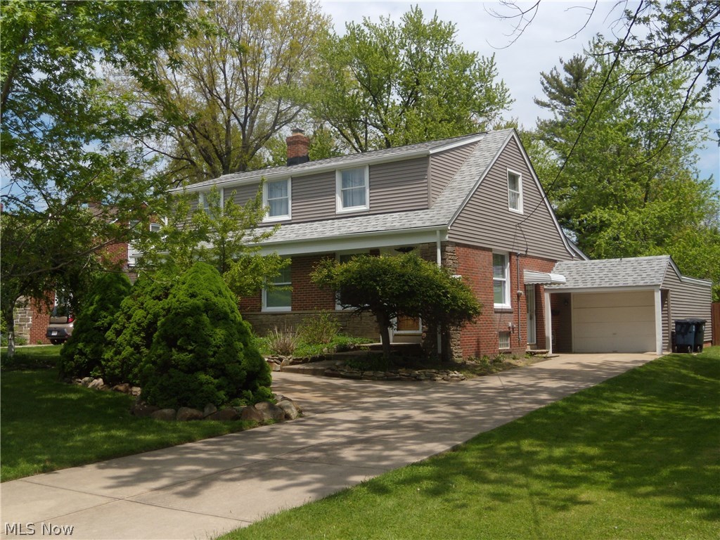 Charming updated 3 bedroom 3 bathroom Cape home. This meticulously cared for home features 2 bedrooms and an updated full bathroom on the first floor. On the second floor there is a 3rd large bedroom plus a bonus room and an updated full bathroom. Original hardwood floors in the living room, dining room and 1st floor bedrooms. The spotless kitchen has tile flooring and a dining area. All of the custom window treatments throughout stay. There is a work shop area in the basement as well as another bathroom with a shower and glass block windows. Updates include roof, vinyl siding, and gutters in 2013 with a 10 year warranty, windows and exterior doors 2011-2013, and commercial grade garage roof 2011. Enjoy the outdoors on the private covered rear patio. The neatly landscaped backyard is fully fenced in and includes a 10x8 storage shed. Nothing left to do here except move in. Great location convenient to schools, parks, and shopping.