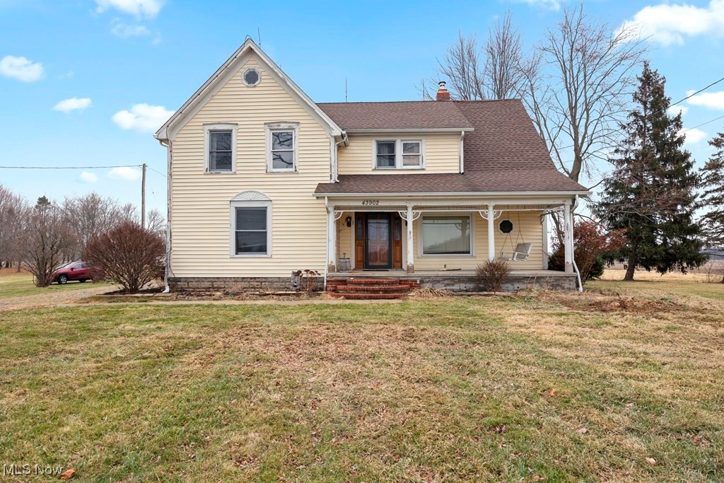 Welcome home to this Five bedroom Two full bath Farmhouse situated on 5.77 Acres in Pittsfield Township. This home features a Custom Kitchen, First Floor Laundry, Living room with a woodburning stove, Large Four Season room with a ventless fireplace, First and Second floor kitchens and a basement. This  farm has its own gas well that services the home! There is a large Gambrel Roof Dairy barn with a lot of life left in it! The back yard boasts a Chicken Coop with a fenced area as well. Easy access to 10/480 and Immediate possession.