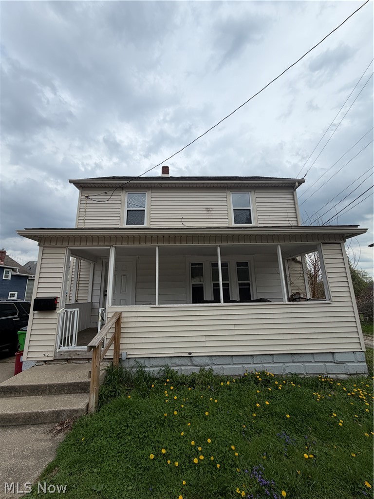 Tenant-occupied 4-bedroom, 1.5-bath home. The main level features a living room, kitchen, one bedroom, and a half bath. The second floor offers three additional bedrooms and a full bathroom. Laundry is located in the basement. Tenant is currently on a month-to-month lease. Please provide 48-72 hour notice for all showings.