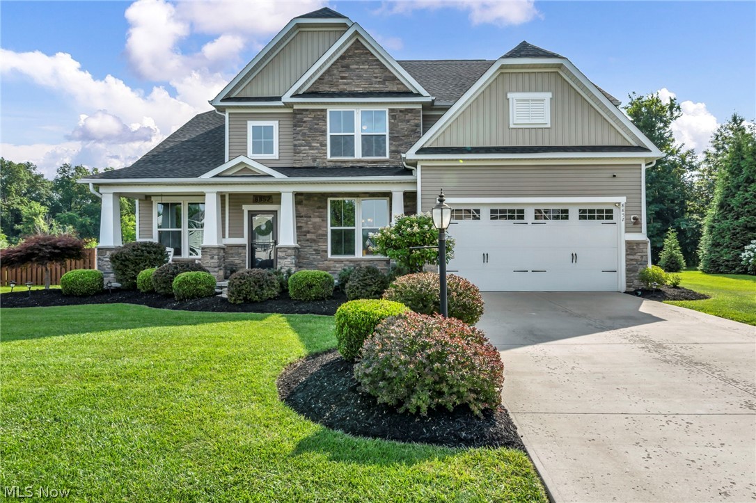 Step into the home you've been waiting for. Where style, space, and comfort come together beautifully. This
exceptional 5-bedroom, 4-bath home features a dedicated home office, an expansive eat-in kitchen with a large center
island and plenty of seating, and a warm, inviting living room centered around a beautiful fireplace with a surround
sound system that extends into the kitchen. Perfect for everyday living and entertaining. The generously sized
bedrooms provide plenty of room to spread out, with walk-in closets in three of the bedrooms, including the spacious
primary suite. The finished basement is an entertainer's dream, complete with a custom bar, projector, and projector
screen. Ideal for movie nights, game days, or hosting family and friends. Step outside to enjoy the large, fully fenced
backyard featuring a privacy fence, sprinkler system, and playground, creating the perfect space for relaxation and
outdoor fun. Rounding out this incredible home is a 3-car tandem garage with an extended third bay, offering extra
room for vehicles, storage, a workshop, or recreational equipment. This home truly offers everything you've been
looking for!