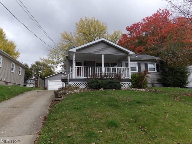 Located in Hubbard is this 3 Bedroom/2 Bath Ranch house that has Central Air and a 2 car detached garage. Kitchen has a stove, refrigerator, dishwasher and microwave which the tenant is to maintain. There is a dine-in area in the kitchen.  The basement is partially finished with washer and dryer hookups and a full bathroom.  Monthly rent is $950.00 plus tenant pays all utilities.  Full security deposit of $950.00 plus first months rent is due before an approved tenant can move in.  No smoking, no pets and no Section 8.