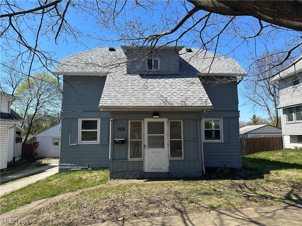 A move in ready 3 bedroom, 2 full bath Goodyear Heights gem.  This updated home has vinyl windows, newer flooring, updated baths, and more.  There is a first floor master bedroom and full bath.  A 2 car garage, full basement, 2 bonus rooms, and an enclosed porch are just some of the amenities.