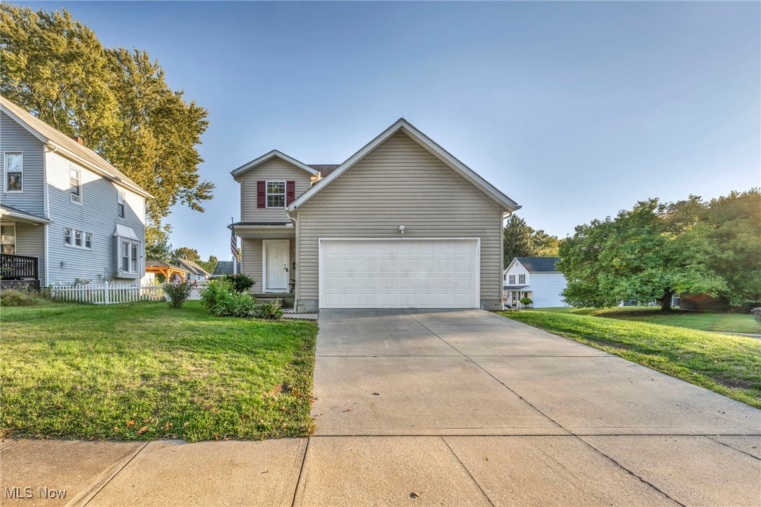 Well-maintained home built in 2007, offering 3 bedrooms, 2.5 bathrooms, hardwood floors throughout, and a 2-car garage. Freshly painted from top to bottom, this move-in ready home combines modern updates with comfortable living. The garage provides direct access to the kitchen, with a convenient laundry area just off to the side. Enjoy casual dining at the breakfast bar or set up a full table; there’s plenty of space either way. Sliding glass doors lead out to a fully fenced backyard featuring a patio and built-in fire pit, perfect for relaxing or entertaining. The main level features beautiful hardwood floors and a spacious living room, along with a nicely updated half bath. Upstairs, you’ll find three generously sized bedrooms, all with hardwood floors and ample closet space. The large primary suite includes a spacious private bath, fully updated with modern finishes. Additional updates include:
Hot water tank (2018), Radon mitigation system (2018), Both full bathrooms updated, Hardwood flooring in all rooms. The basement offers high ceilings and plenty of potential for future finishing or storage. Call today to schedule your private showing!