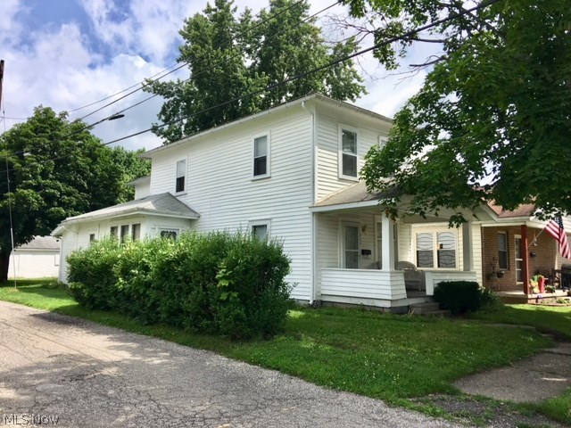 Here's  a comfortable and good condition 3 bedroom home with ample spaciousness.  First floor laundry and bathroom accommodates your needs. Good size yard with a detached 2 car garage. Seller lives out of state. Any required repairs by lender would be buyers responsibility. Monthly utilities average, AEP - $51.00, Dominion Gas - $50-$100, water and sewer $55.00, Kimble trash $41.79