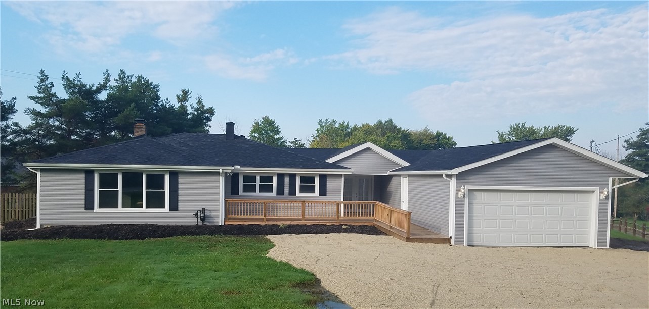 Newly Renovated Ranch sits on almost one full acre in Richfield. Room to room inside and out, 4226 Broadview Road has been reconstructed using the highest quality craftsmanship. No detail has been spared in the ground up renovation of this 4 BD 2 Full and 1.BA5 home. Walk into a Brand New kitchen with Stainless Steel Appliances, Granite countertops, Ceramic flooring and backsplash. Baths with custom Tiled surround and Ceramic flooring. Spacious bedrooms with neutral carpet, custom touches and cozy fireplace to relax and unwind. Brand New Windows and Doors throughout, New Roof, New HVAC, New Central Air, New Water Heater, New Plumbing, New Electrical, New Well and New Septic System make this home economical and energy efficient. This is an unbelievable value that you must see!!!