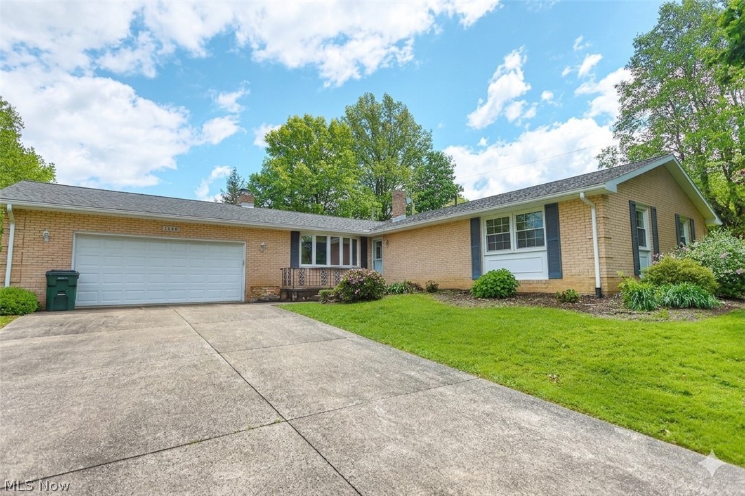 Welcome home to this stunning brick ranch nestled in a highly desirable school district! Packed with charm, space, and endless possibilities, this beautifully maintained home is ready to impress from the moment you walk through the door. Featuring generously sized rooms throughout, the layout is perfect for both everyday living and entertaining. The spacious kitchen offers an abundance of cabinetry and prep space, flowing seamlessly into the formal dining room and inviting living room — creating the perfect gathering place for family and friends. The spectacular family room provides even more room to relax, complete with sliding doors leading to the backyard patio, making indoor-outdoor entertaining effortless. Retreat to the spacious master suite featuring double closets and a beautifully designed private bath. Two additional bedrooms and another full bath provide comfort and convenience for family or guests.  The finished lower level expands your living space with a recreation room, half bath, and versatile bonus areas ideal for a home office, gym, hobby room, or entertaining space. Solid brick construction, incredible space, a fantastic floor plan, and a sought-after location make this home an exceptional opportunity you won’t want to miss. Homes like this rarely come available — schedule your private showing today before it’s gone!