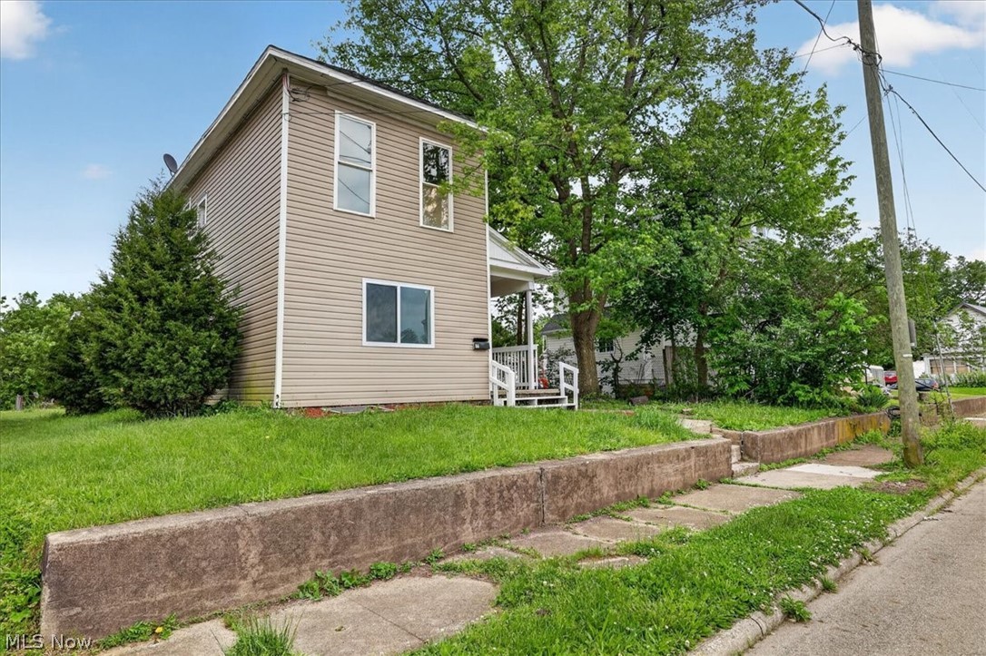 Come see this 2-story home located in East Newark! This 3-bedroom, 1.5-bath home. The main floor features a living room, full kitchen, bedroom, full bath and half bath with laundry. Second floor offers two additional bedrooms. Improvements made in 2023 including replacement windows, updated bathrooms and laundry area. Outside, enjoy a nice-sized yard with alley access with convenient off-street parking. Opportunity awaits to add your finishing touches and make this house your home! Newark City Schools, not far from Downtown Newark.  There is a central air unit, per owner a new coil needed and connected.
