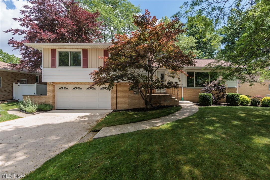 Welcome to this spacious and well cared for split level home located on a quiet street close to shopping, dining, parks, and everyday conveniences. This move in ready home offers four bedrooms, two full bathrooms, and plenty of comfortable living space throughout. The main level features a bright living room, a formal dining area, and a spacious kitchen with great space for gatherings. The family room offers a warm and inviting feel, making it the perfect place to relax or entertain.
Upstairs, you will find generously sized bedrooms and a full bathroom. The lower level provides even more usable space with a large recreation room, an additional room that can be used as workout area, or hobby space, plus laundry and storage. Enjoy the private backyard, perfect for outdoor entertaining. This home is one you do not want to miss. Schedule your showing today!