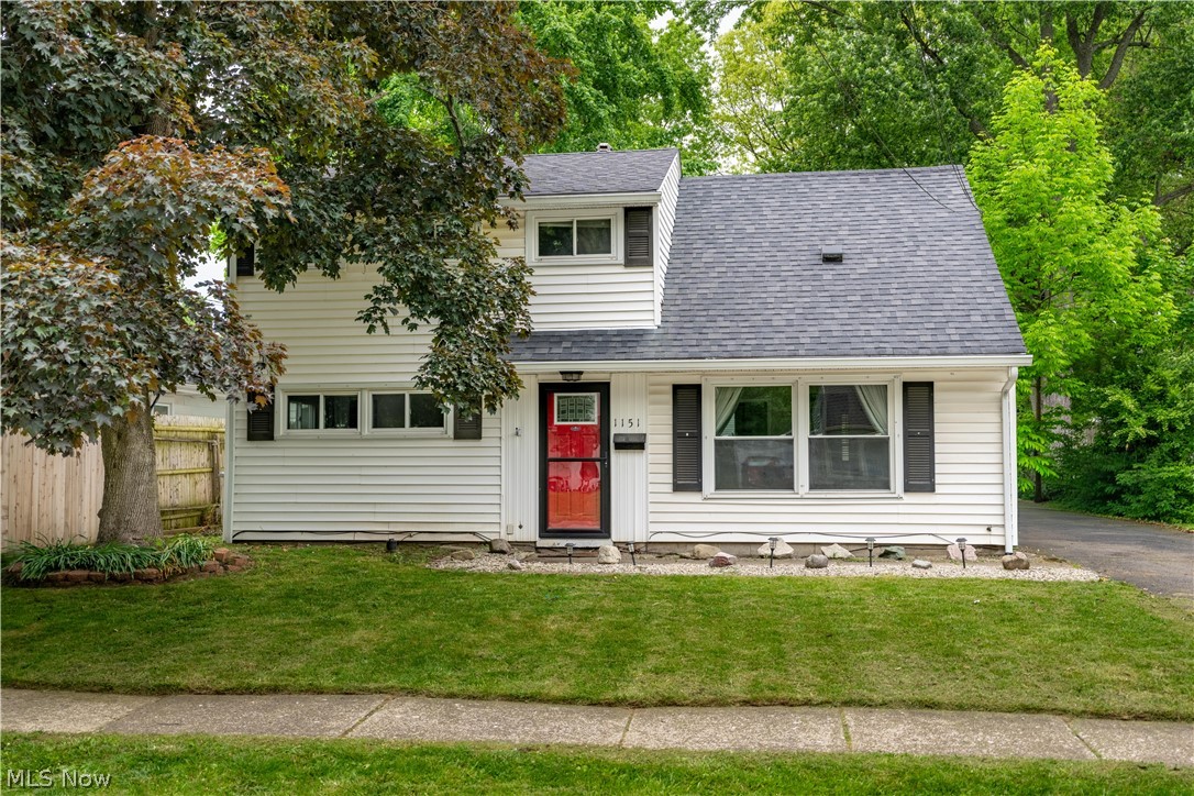 Welcome home to 1151 Ruth Ave in the desirable River Estates neighborhood of Cuyahoga Falls! This charming Cape Cod offers 4 spacious bedrooms, 1 full bath, and over 1,200 square feet of comfortable living space. Step inside to find an updated interior featuring a neutral paint palette, LVP flooring, and an inviting layout filled with natural light. The renovated kitchen boasts updated cabinetry and modern finishes, while the beautifully refreshed bathroom adds stylish appeal.  Outside, enjoy a manageable yard perfect for entertaining, relaxing, or gardening. Conveniently located near parks, shopping, dining, and schools, this move-in ready home combines classic character with modern updates in a fantastic location!