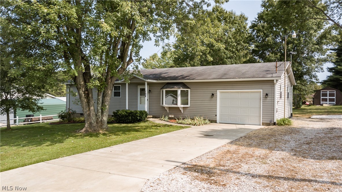 This cozy home has a large, level yard to expand. Updated inside and out in 2000. Ready to move in with neutral color scheme. New windows and siding and updated kitchen and bathroom in 2000.