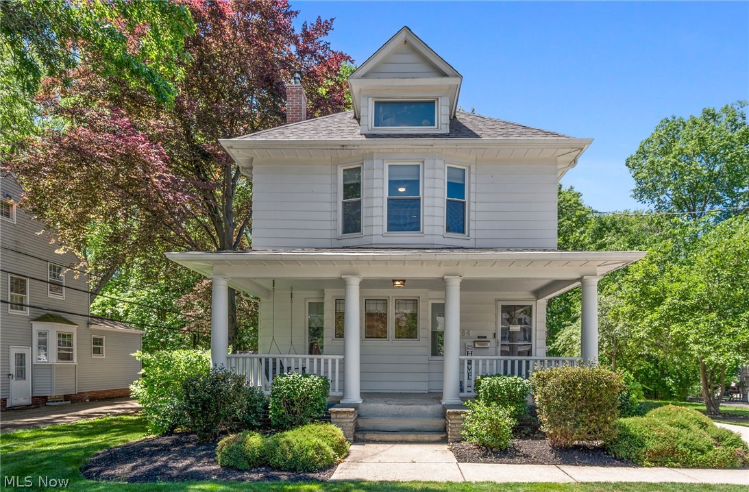 Beautifully renovated and move-in ready, this spacious home offers the perfect blend of character and modern updates. The open-concept main floor features an updated kitchen that flows seamlessly into the dining and living areas, ideal for everyday living and entertaining. A first-floor library/study provides flexible space for a home office or reading room.

The second floor includes a spacious primary suite with an updated en-suite bath and ample closet space, plus two additional bedrooms. The finished third floor offers excellent bonus space for a fourth bedroom, playroom, recreation room, or home office.

Major updates include the roof, HVAC, central air, and electrical (2019), plus a new hot water tank (2024). Additional highlights include a wood-burning fireplace with newer insert and insulated liner, full basement, and LeafFilter gutter protection. A truly turnkey home offering space, flexibility, and peace of mind.
