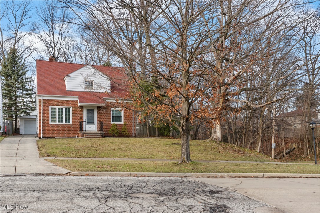 Welcome to this charming Cape Cod bungalow brick home situated on a corner lot in Euclid! This well-maintained 3-bedroom, 2-bathroom home features freshly refinished hardwood floors, fresh paint throughout, remodeled lower-level bathroom, and a bright sunroom with new flooring, perfect for relaxing or entertaining. The eat-in kitchen comes complete with appliances for added convenience. Outside, enjoy the benefit of a detached two-car garage and the added privacy of a corner lot setting. Situated on a quiet, sidewalk-lined street, this home offers excellent walkability and is conveniently located just minutes from the freeway and shopping. Move in ready! Schedule your showing today!