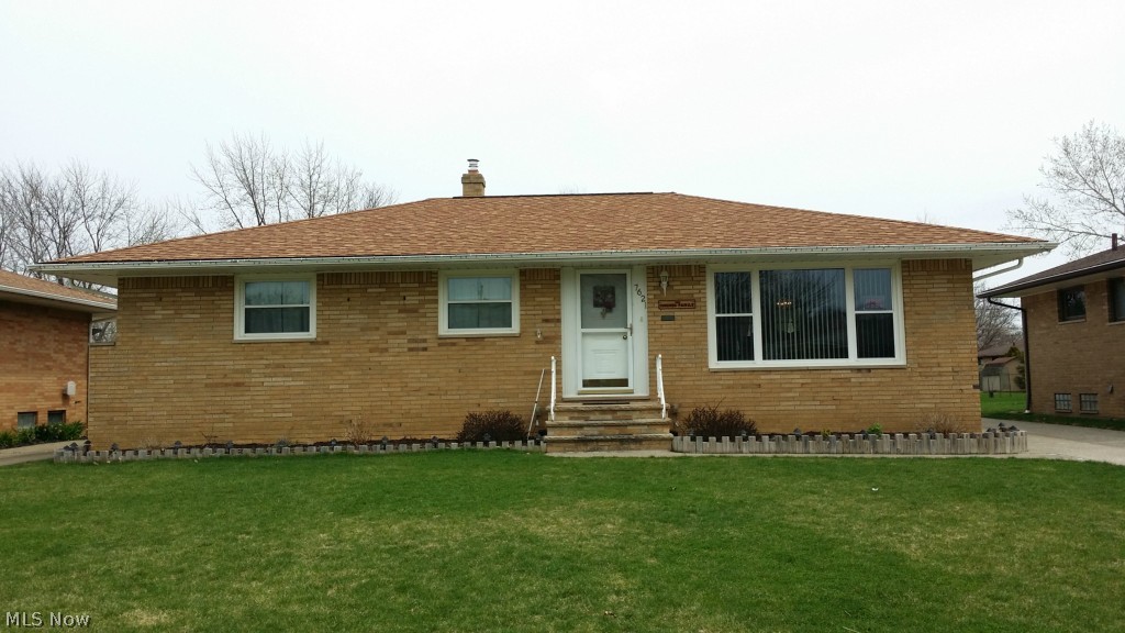 This is an updated all Brick Ranch with 3 bedrooms, 2.5 baths and 1430 square feet of living space.  The home offers a very open floor plan with an eat-in kitchen, dining room, spacious living room and a 3 season room.  There is a finished basement with huge recreation room (42 x 13) and bar area.  There is a spacious back yard that is perfect for entertaining and just in time for summer time fun.  There is a large patio, an above ground pool and it is completely fenced in.  Lets talk about storage...This home offers so much storage; there are spacious closets in each bedroom and bath, there are 3 closets in the hallway leading to the bedrooms, there is a coat closet in the foyer, there are closets and storage areas in the basement on the unfinished side which i also 42x13, there is a 2.5 car detached garage with overhead storage, and there is a shed in the back yard as well.  Updates include:  Fresh paint throughout, Roof (2008), Vinyl Replacement Windows throughout, Newer Furnace (20
