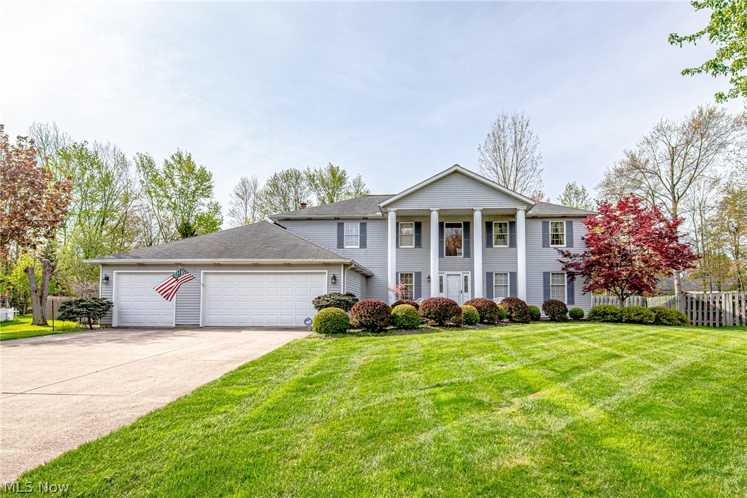 Cedar Estates 4 bedrooms*3 full baths including full bath on the first floor*First floor office and laundry room*3 car garage*3080 sq. ft.*Kitchen with island, panty, newer range, dishwasher, microwave(2022)*Family room with wood burning fireplace and wet bar*Master Bedroom with walk in closet and Master Bath, skylight, newer shower (2022)*3 additional spacious bedrooms*15x15 sunroom* Large private fenced lot with an above ground pool*No HOA*Home warranty included.
