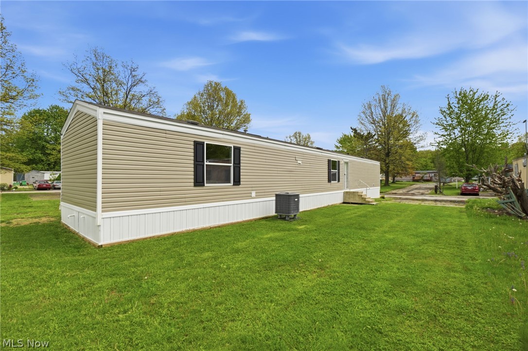 Welcome to your brand-new home in the inviting Austin Woods Community of Geneva, Ohio! This beautiful, never-lived-in manufactured home features three bedrooms and two full bathrooms with an open-concept floor plan designed for modern living. Enjoy a bright, spacious kitchen with contemporary finishes, energy-efficient construction, and comfortable living spaces perfect for entertaining or relaxing at home. Austin Woods is an all-ages, pet-friendly community offering a peaceful setting with convenient access to shopping, dining, wineries, and I-90. With an unbeatable location just minutes from Geneva State Park, Geneva-on-the-Lake, and Lake Erie, all that's left is for you to come see it