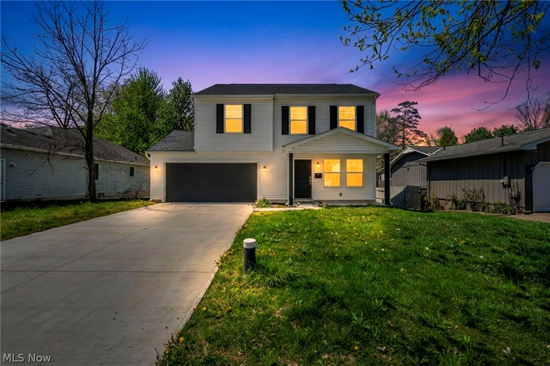 Welcome to 189 Alexander Dr in Elyria — a newer construction home built in 2023 offering modern living with NO HOA restrictions. This 4-bedroom, 2.5-bath home features a thoughtfully designed layout with the owner’s suite conveniently located on the second floor, complete with a spacious walk-in closet and private en-suite bath. The main level offers a laundry area for everyday convenience, along with a bright, open-concept layout that makes daily living and entertaining seamless. The heart of the home is the beautiful kitchen, featuring granite countertops, ample cabinetry, and plenty of prep space—perfect for both everyday use and hosting. Clean, modern finishes carry throughout, with durable flooring in the main living areas and comfortable carpeting in the bedrooms. Upstairs, you’ll find three additional generously sized bedrooms and a full bathroom, offering flexibility for family, guests, or a home office setup. Step outside to enjoy a welcoming front porch, ideal for your morning coffee, along with a deck overlooking a spacious backyard—perfect for relaxing or entertaining. The home also includes a 2-car garage and sits on a sizable lot, providing additional space and privacy. Located in a growing area just minutes from shopping, dining, parks, and with easy access to major highways, this home offers both comfort and convenience. Move-in ready, low-maintenance, and NO HOA—schedule your private showing today.