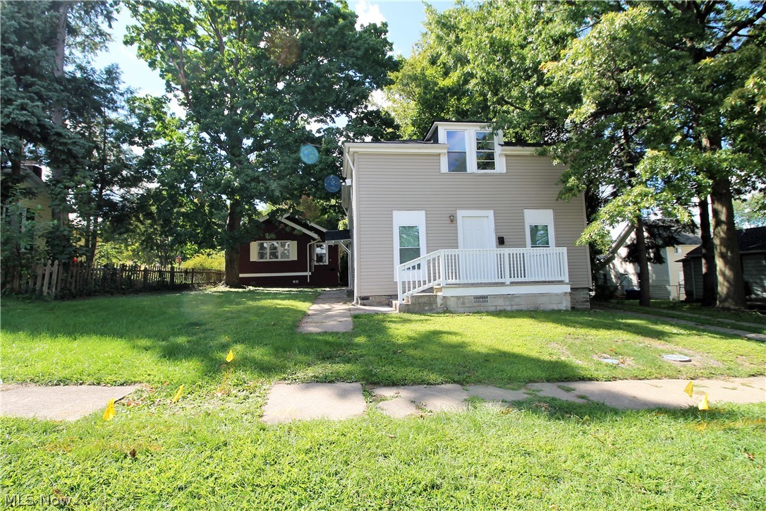 Investors lucky find! These charming homes are a great opportunity to rent out the properties or own one home and rent the other etc. There are two properties on one parcel. The front property has three bedrooms, two full bath, large living room has a fireplace with mantle. This home has new siding (2015), furnace and roof (2020), gas or electric range hook-ups, most windows are newer. This home was rented for $900-$1000 a month.  The back property has two bedrooms, one full bath and is a ranch. The home has refinished wood floors (2020), updated windows, freshly painted inside and exterior painted, gas or electric range hook-ups.  This home was rented for $800 a month.