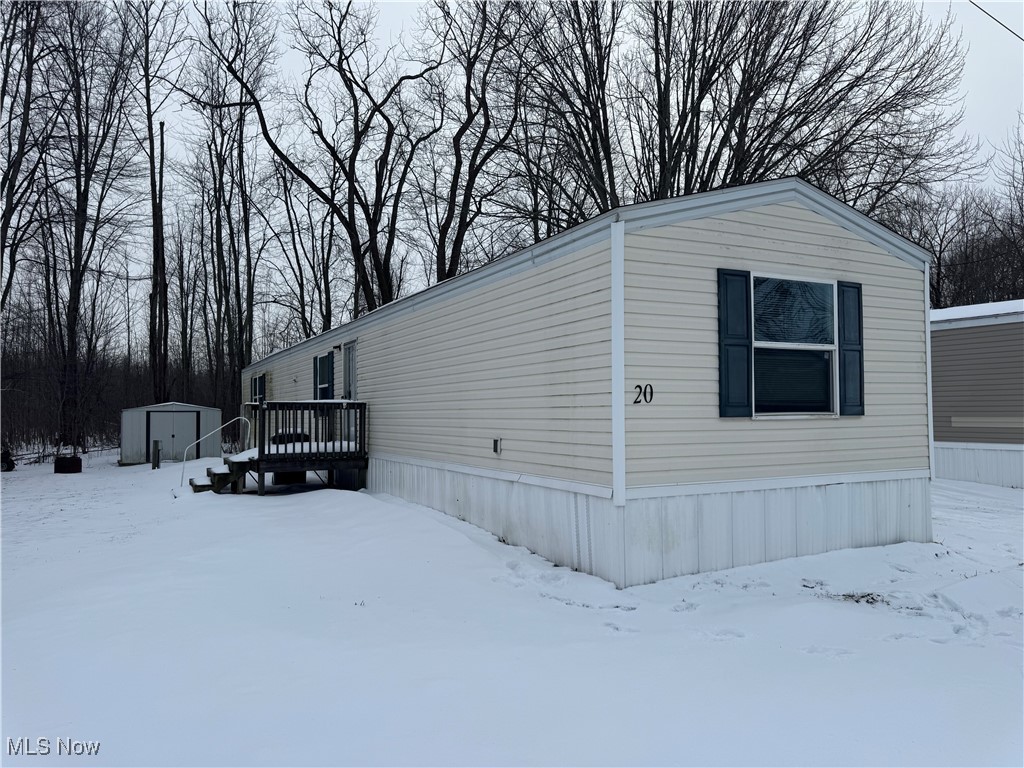 Welcome to this charming 3-bedroom, 2-bath mobile home located in the heart of North Madison. Just minutes from local wineries, golf courses, and the shores of Lake Erie. This home offers easy, one floor living and each room has a generous amount of natural light and living space. Freshly painted with new fixtures, just move right in and add your finishing touches. Give us a call to book your private tour today!