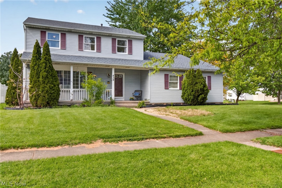 Welcome home to this cozy and inviting 3 bedroom, 2.5 bath colonial located on a desirable corner lot. Relax on the large covered front porch - the perfect place to enjoy your morning coffee or unwind in the evenings. Inside, you'll find plenty of living space with both a spacious living room and a huge family room featuring a cozy gas fireplace. The first floor has been fully updated with brand new LVP flooring and carpet. The kitchen includes a brand new dishwasher (2026). The backyard offers a peaceful setting with a charming garden area and room to enjoy outdoor entertaining or future additions, with a separate water meter already installed for a future pool. Extra large 12 x 16 shed for all your outdoor storage!

Upstairs, the owner's suite provides both comfort and functionality with his-and-hers closets and a beautifully renovated attached bathroom. 2 additional bedrooms and a full bathroom complete the second floor. The home also features a full basement with a smaller finished room, ideal for an office, workout space, playroom, or storage. Washer is included, as well as workout equipment and a pool table. An 8 year old HVAC system provides added peace of mind with updated mechanicals and improved efficiency. All TV's stay with the home!!

Call today for your showing!