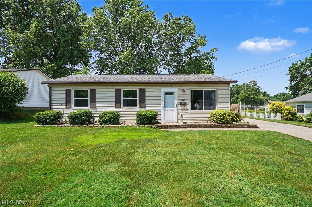 Here is a very nice ranch home with so much to offer situated in a quiet and desirable Stow  neighborhood. This is a three bedroom one bath home with a living room, eat in kitchen, a large family room addition with gas fireplace, a gas heater and baseboard electric heat The windows were updated at one time and the carpet is newer.  Stepping through the screened porch,  you'll find a large deck porch, concrete driveway, spacious 2 car garage, 2 sheds and a  70 X 150 nice deep lot. Loving maintained inside and out  by the same owner for many years.