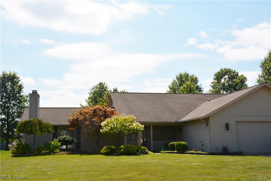 You’ll know you’re home on your very 1st visit to this beautiful Bob Schmitt Ranch in the Ridgefield subdivision! The private rear yard is partially fenced with a large patio, perfect for entertaining family & friends. You will love the open floor plan featuring vaulted ceilings, hardwood floors & neutral décor throughout! The surprising, oversize Family Rm has a corner WBFP with brick surround. Gas lines have already been run to the exterior, making the Fireplace or any existing appliances easy to convert. The large eat-in Kitchen has 42” maple cabinets & a pantry for tons of storage, skylight, ceramic floor & backsplash plus granite counters. Kitchen appliances will also remain. You will spend lots of time relaxing in the versatile Morning rm addition with gorgeous hardwood floors & a wall of 6’ windows. The Master Bedrm provides a private full Bath, walk-out to the rear patio, huge walk-in closet & separate, convenient office/computer Rm. All Bedrms are nicely sized with large close