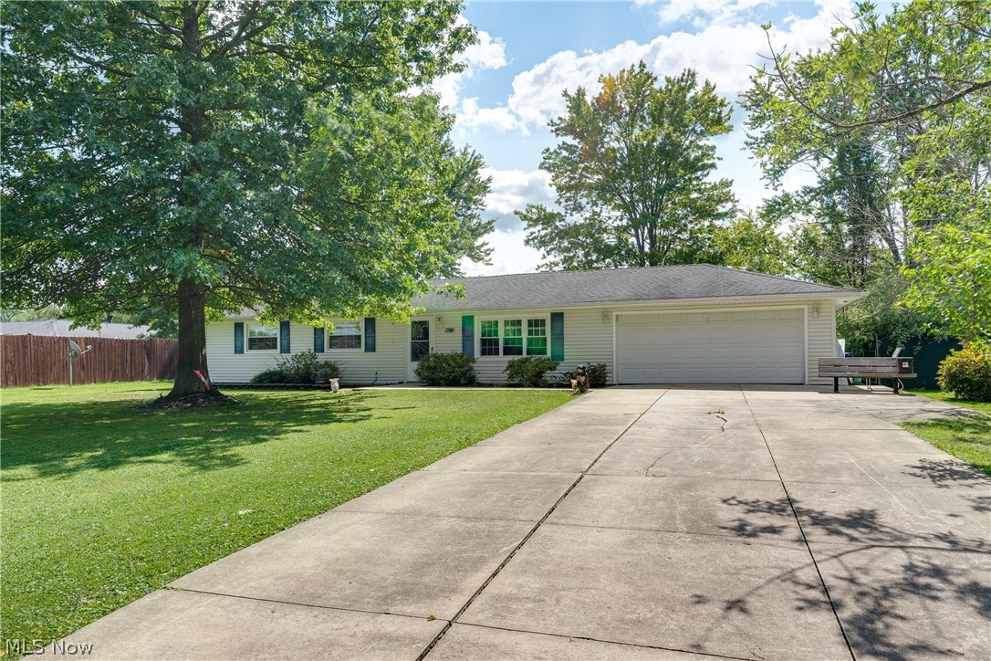 Fantastic Opportunity to Own a Solid and Well cared for Ranch! Centrally located in the heart of Streetsboro. Low-Maintenace one floor Living. ALL. THE. THINGS. The Roof, Furnace, Central Air, H2O tank, Windows, Doors, and Flooring are all newer. All this situated on a Beautiful lush Green lot. Great Sun exposure. Nice sized Shed for Extra Storage or Lawn Equipment AND check out that Garage and Extra Wide Driveway, Plenty of Parking for all your Family & Friends. Perfect Starter home or for those looking to Downsize! All that's left is for you to move in!