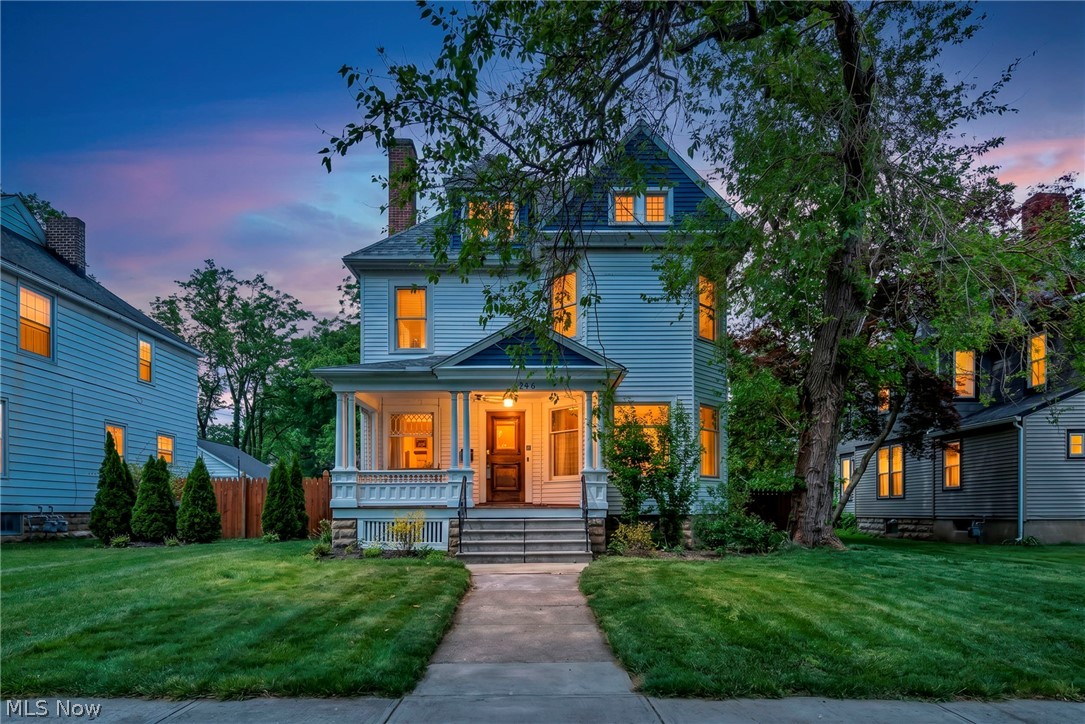 Charming historical home perfect for Summer Gatherings! Walk through the front door of this historical gem, where
modern comforts meet vintage character. This spacious home is perfect for entertainment and has enough room for
everyone to enjoy. Not only does this one-of-a-kind home offer 5 bedrooms and 3 bathrooms, it also has a 5-CAR
GARAGE that you won't want to miss! The third floor includes two bedrooms, a private updated bathroom, and a mini
kitchen with a sink and fridge perfect for guests or your own private oasis! Enjoy outdoor entertaining with an
impressive outdoor kitchen and patio (2020). This house has been thoughtfully updated from top to bottom with a
newer roof (2020), tankless hot water tank (2023), and much more. This property is currently operating as a highly
successful Airbnb, generating strong cash flow, making it an excellent turnkey investment opportunity or a beautiful
primary residence with built-in income potential. The photos will give you an idea of what you'll be walking into, but
you truly need to see this one for yourself! Nothing left to do but schedule a showing and move right in!