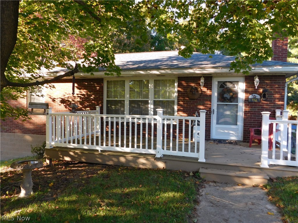 One level living on a quiet corner lot. This brick ranch offers three bedrooms, newly remodeled bath with newer windows, furnace and roof. One car garage and an additional bathroom in basement.