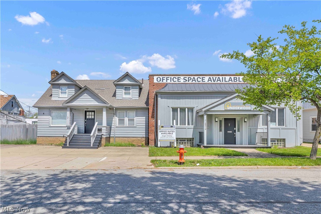 18515 Underwood Avenue is a fully renovated mixed-use property comprising two buildings on a single parcel in Cleveland's North Collinwood neighborhood. The property totals ±4,350 GSF and is offered for sale at $315,000.

18519 Underwood is a two-story multi-tenant office building with ±2,800 GSF spread across the main floor and lower level, configured with 10 individual offices, a shared kitchen on the main floor, and a shared conference room on the lower level. Five offices are currently leased on gross terms; five remain available at published asking rates. 

18515 Underwood is a separate fully renovated single-tenant building with ±1,550 GSF across the first and second floors. Most recently rented at $2,550 per month, it is currently vacant and offers flexibility for use as a residential rental, professional office, or medical/clinic operation under Residence-Office District zoning. 

The property is positioned for either an owner-operator who occupies one building while collecting income from the other, or an investor seeking a turnkey cash-flowing asset with lease-up upside. Sold together with 13–15 on-site surface parking spaces.
