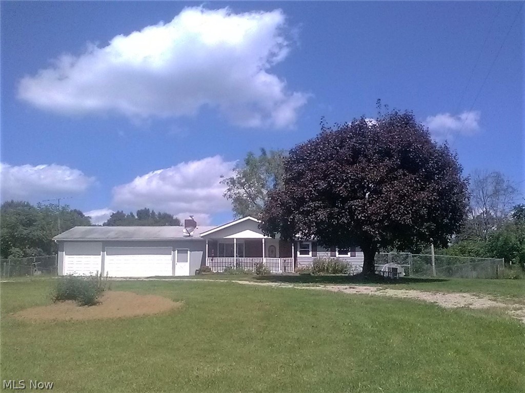 This solid 3 bedroom, 1 bath ranch with a Fireplace, is situated on a Wooded 6.59 acre site and a 30 X 45 Pole Barn with electric. Add your personal touches to make this great place your home. There is a full unfinished basement and an attached 3-car garage. This property has a Fenced Back yard. Come Check out this property...