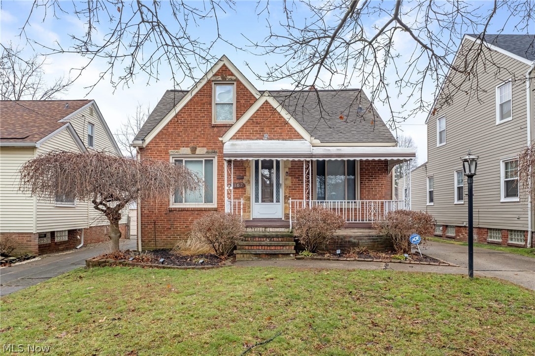 This charming single-family brick bungalow, nestled in a desirable Cleveland location, is the perfect blend of comfort and functionality, featuring three bedrooms and three full baths. Spanning over 1200 square feet of beautifully detailed living space, with an additional 400 square feet in the basement, this home is ideal for a busy lifestyle. Recent updates include a 2.5 car detached garage built in 2010, central air and hot water tank in 2020, furnace and roof in 2021, carpeting upstairs in 2022 and in the downstairs plus electrical in 2024. As you enter, the welcoming foyer leads to a cozy living room adorned with hardwood floors, large windows, lovely wood and architectural details, all centered around a comforting gas fireplace. The eat-in kitchen boasts vinyl plank flooring and ample cabinet space, equipped with a dishwasher, range and refrigerator, making it perfect for everyday living. Two main floor bedrooms feature beautiful hardwood flooring, while an additional upstairs bedroom, complete with a large walk-in closet, offers versatility alongside a spacious, carpeted loft area that can serve as a craft room, play area or workout space. With a bathroom on every level, convenience is prioritized for both residence and guests. The finished basement includes a carpeted rec room that provides extra living space, along with a dedicated laundry and mechanical room. Outdoors, enjoy relaxing on the covered patio or step down onto the raised deck, and cook on the gas grill that is ideal for leisurely evenings. With so much to
offer in a prime location, this charming bungalow is truly a rare find. Experience the perfect mix of comfort and functionality - make this your new home today!