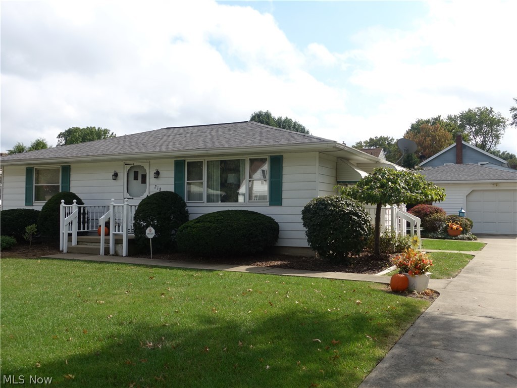 Absolutely spotless and well cared for 3 bed/2 full bath ranch is beautiful.  Gorgeous hardwood flooring in most of the rooms and freshly painted.  Spacious living room has an abundance of light.  The dinette and updated kitchen are bright and leads you to enjoy the 3 season sunroom with access to the nice backyard.  There's even a covered patio off the 1 1/2 car garage.  Updated full bath, waterproofed basement.  Updates include:  Roof on home and garage (2016), Kitchen updated with backsplash, flooring, hardware and painted cabinets, hot water tank, furnace and AC  (2010),   Basement can easily be finished and features a full bath with walk in shower.  Radon mitigation system installed 2016.  A pleasure to show.