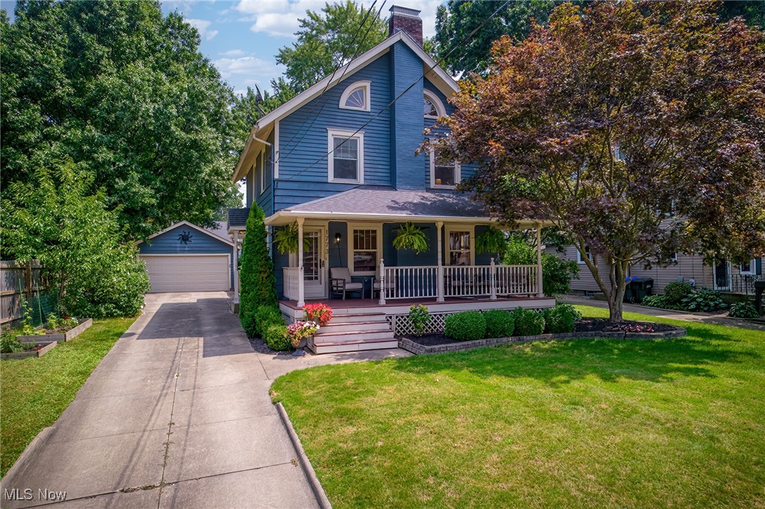 This 4 Bedroom Home in Cuyahoga Falls is a Rare Find with So Much Character and Modern 
Updates, Nothing Compares!  Over 1,800 Sq Ft of Living Space with Open Floor Plan and Lots of Light!
Charming Front Porch Greets with Iced Tea and Large Relaxed Seating Area.  The Gas Modern Fireplaced Family Room with Beautiful Hardwood Floors is Spacious and Open to the Dining Room and Completely Remodeled Kitchen with Granite, Newer Stainless Steel Appliances, Recessed Lighting, White Cabinetry with Undercabinet Lighting, Skylights, Wine Rack, Island Seating, Pendant Lighting and Chic Exposed Brick Chimney That Runs Up to the Third Floor and Makes This Room!
Newly Painted with Neutral Colors, the White Wide Molding Feels Modern and Fresh with an Elegant Vibe!  Sliding Glass Doors Lead to Gorgeous Fenced-in Backyard with Large Deck for Backyard Barbeques and Your Own Green House for Vegetables! Upstairs are Three Hardwood Floored Bedrooms with Updated Bath Including Double Sink and Lots of Room!  Third Floor Bedroom is Very Large and Has its
Own Heating and Cooling System for All Year Comfort!  Heading to the Basement, a Beautiful White Glass Paneled Door Leads to a  Finished Basement for Recreation, Office as well as Laundry and Storage Areas.  This Home is Move-in Ready with Newer Furnace in 2019, Updated Electrical, 2017 Reverse Osmosis Water System, Roof 2015 and Remodeled Kitchen and Bath in 2017.  This Home Has Been Waterproofed by Ohio State Waterproofing with Transferable Warranty.  Perfect Location Near 
Downtown River, New Shops, Restaurants, Schools and Highways!