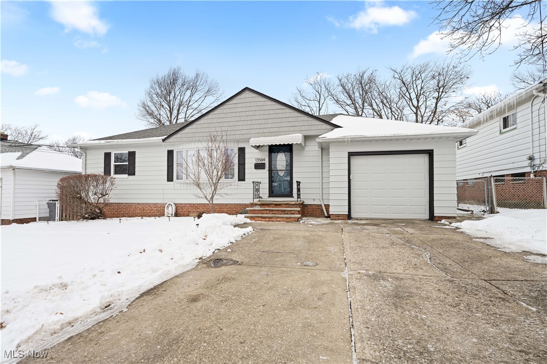 Location, Location, Location!   Check out this well-maintained ranch within minutes to all major highways.  Beautiful landscaping gives this home great curb appeal. Enter the front door into the large living room with hardwood floors and large coat closet. Continue onto the 3 bedrooms. (with possible 4th in the lower level) Perfect for entertaining- the large kitchen has lots of counter space cabinetry.   All appliances stay.  Off the kitchen is a bonus area which we are calling an eat-in/dining room. Bonus area includes sliding doors leading to the outside patio, vaulted ceiling, skylight and ceiling fam.  Finished basement with additional bedroom/office and family room. The unfinished side includes the laundry room, bathroom, and lots and lots of storage with work bench.  New hot water tank 2024.This fantastic ranch features 1 car attached garage, fenced in backyard, shed and extra wide driveway for additional parking.