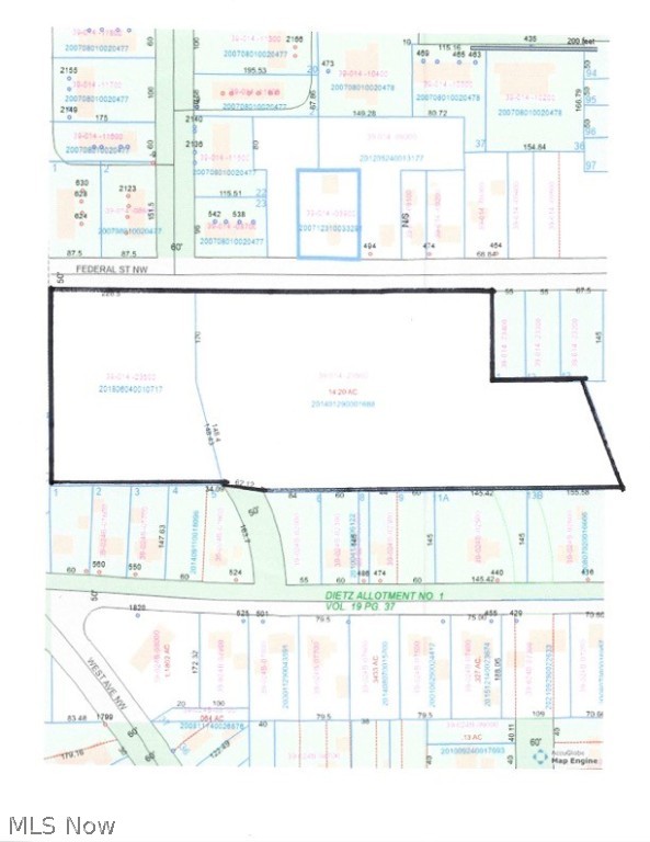 0 FEDERAL ST.  Has 2 parcels for this address total 5.87cres. Flat land Wooded. Seller would like to sell all 5 vacant residential lots one price. Parcel 1.) 39-356800 (address 506 Federal), 2.) 39-356850, 3.)39-368372 (494 Federal) located on Northerly side of Federal St.  Parcel 4.) 39-072750, 5.) 39-108950 located on Southerly side of Federal St.
Parcel 1.) .3375 Acres, 2.) .3120 Acres, 3.) .6313 Acres=1.280 Acres on Northerly side of Federal St.
Parcel 4.) 1.699 Acres, + 5.) 4.177 Acres=5.876 Acres on Southerly side of Federal St. Parcels 4&5 known as 0 Federal ST.
Lots are across from each other, being located on both sides of Federal St.  Parcels 1,2 & 3 had 2 address those homes are gone